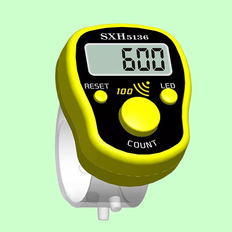 zikr bague Digital Ring Tasbeeh Tasbix Tasbih Tally reminder Finger Hand Counter For Prayer Islamic Tasbih